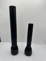 Lot of 2 OEM Vintage MagLite Flashlights Made in USA! use D/ C Batteries Not LED - £51.55 GBP