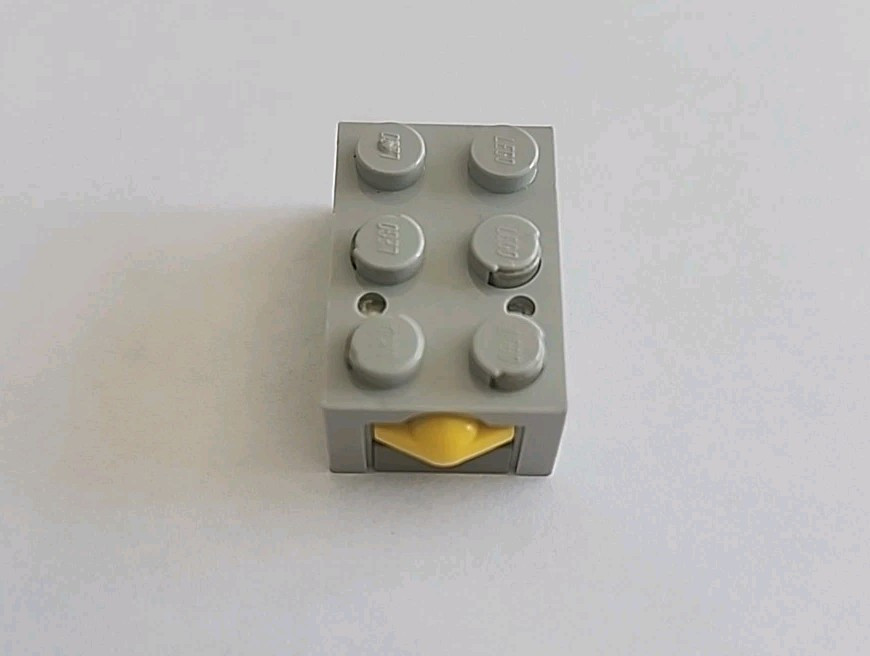 Lego Part 879 Electric Touch Sensor Light Bluish Gray Robolab - $1.49