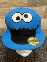 Sesame Street Cookie Monster Fitted Baseball Hat Cap Adult S/M 2011 - $16.44