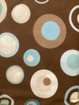 60s Retro Style Groovy Circle Print Cotton Quilt Fabric 2.5 yards x 45&quot; wide - £12.66 GBP