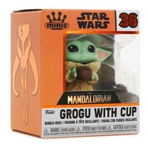 Funko Minis Star Wars The Mandalorian GROGU WITH CUP #36 New in Sealed Box! - £11.05 GBP