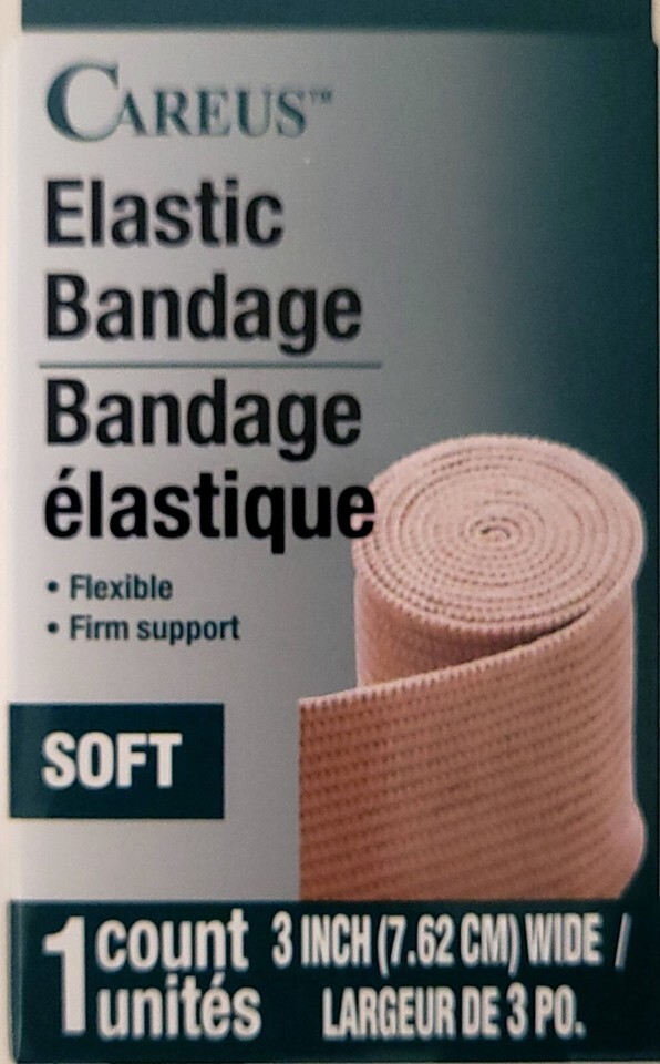 Elastic Bandage Wrap with Clips Flexible Firm Soft Support 3 In x 5 Yd Stretch Item image 3