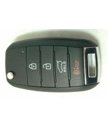 OEM keyless entry flip key fob remote w/ blank. Door lock 4 button for S... - £31.49 GBP