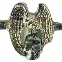 2 Metal Bracelets With Eagle And Skull Jewelry #156 Mens Bracelet Eagles Skulls - £5.20 GBP