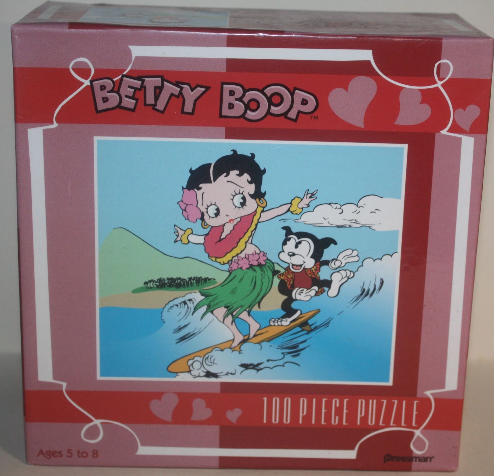 2005 Pressman 100 Piece Surfing Betty Boop Puzzle - Sealed - $8.00