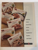 1992 Lean Cuisine Stouffers Vintage Print Ad Advertisement pa13 - £5.57 GBP