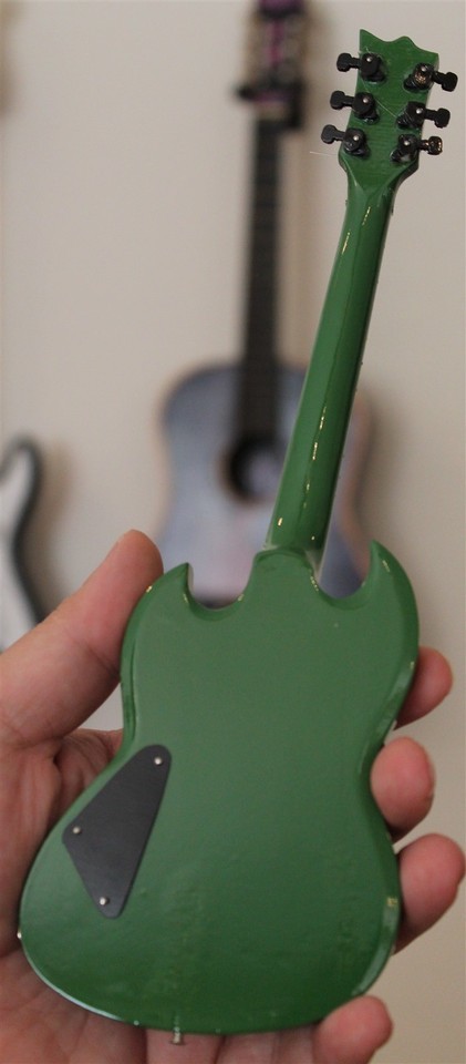 MAX CAVALERA (Sepultura)ESP Brazilian Flag MC600 LTD1:4 Scale Replica Guitar~New Item image 3