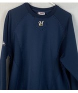 Milwaukee Brewers Authentic Thermal Long Sleeve Shirt MLB Baseball Men’s XL - £27.41 GBP