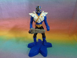 2012 McDonald&#39;s Power Rangers Super Samurai Blue Ranger #5 Toy / Cake Topper - £1.83 GBP
