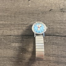 Vtg Blue Snoopy 1958 Timex Novelty Watch Charlie Brown Schulz Woodstock ... - $29.87