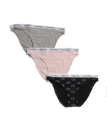Calvin Klein Women's Carousel Logo Cotton Stretch Bikini Panties 3 Pack ... - $33.95
