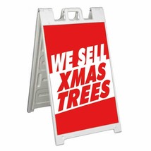 We Sell Xmas Trees Signicade 24x36 Aframe Sidewalk Sign Banner Decal Christmas - £33.57 GBP+