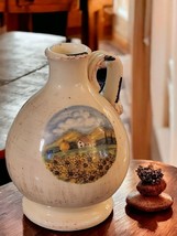 Sur La Table, Made in Italy, Vase Pitcher White with Italian Countryside Picture - $21.59