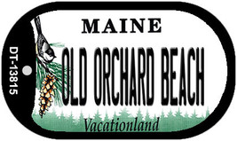 Old Orchard Beach Maine Novelty Metal Dog Tag Necklace - £12.45 GBP