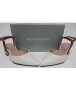 Rockport Noelle Size 5 W WIDE EU 35 Women&#39;s 2-Piece Leather Pumps Vanill... - $61.51 CAD