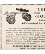 1924 Chicago Roller Skate Company Advertisement Sports Ephemera 4.75 x 3... - £20.83 GBP