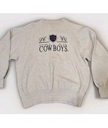 Vintage 90s Dallas Cowboys Crewneck Sweatshirt Logo 7 NFL Grunge Size La... - €16,33 EUR