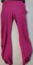 Fabletics Leggings Womens Size Small Pink Elastic Waist Flat Front Strai... - $14.79