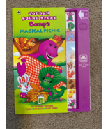 Golden Sounds Story Book Barney Magical Picnic vintage 1993 Untested - £13.29 GBP