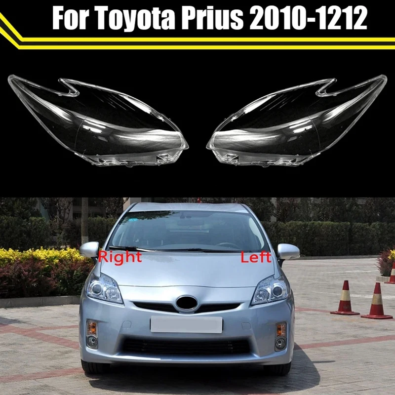 For Toyota Prius 2010-2012 Front Headlight Cover Head Light Lamp Lamp Shell Mask - £75.14 GBP+