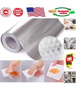 Elegant Silver Aluminum Foil Wallpaper - Waterproof &amp; Heat Resistant 15.... - $22.49 CAD