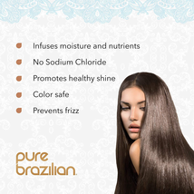 Pure Brazilian Anti-Frizz Daily Shampoo, Liter image 3