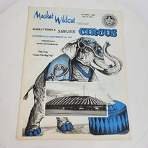 Vintage Maskat Wildcat Masonic Shriners Magazine October 1987 Wichita Fa... - $20.57