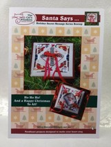 The Cat&#39;s Whiskers Design Studio Santa Says-Holiday Secret Message Serie... - $7.92