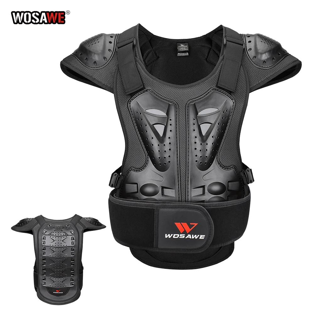 WOSAWE Motorcycle Armor Adult Chest Back Protector Moto Racing Body Protector - £40.84 GBP+