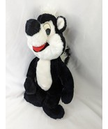 Warner Bros Pepe LePew Plush 13 Inch Black White Mighty Star 1971 Stuffe... - $59.95