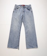 Vintage Express Mens 34x32 Distressed Loose Fit Bootcut Wide Leg Denim J... - $49.45