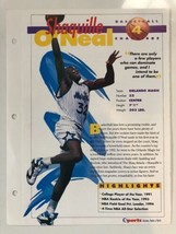 Shaquille O’Neal Orlando Magic Sports Heroes Feats &amp; Facts Player Card - £2.38 GBP