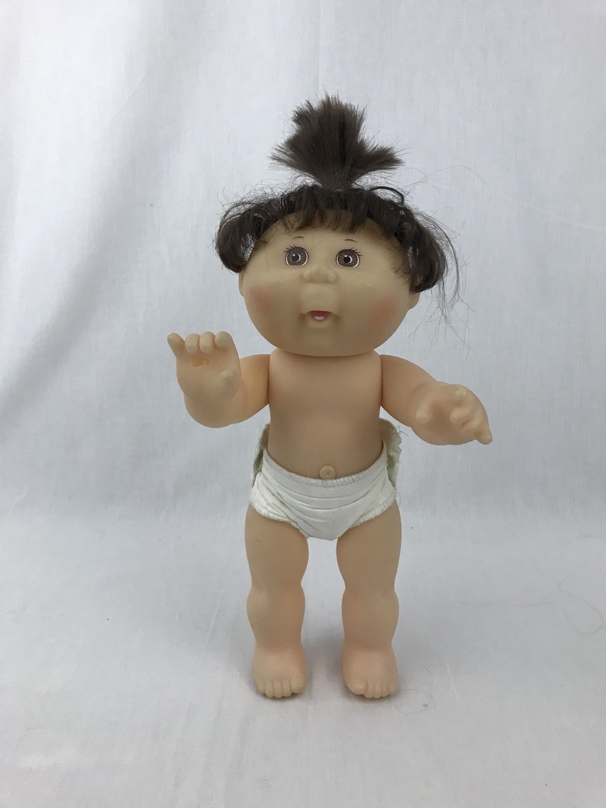 Primary image for Cabbage Patch Doll Mattel 12" Vinyl Body Poseable Arms Legs Brown Eyes Hair 1996