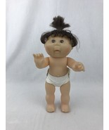Cabbage Patch Doll Mattel 12&quot; Vinyl Body Poseable Arms Legs Brown Eyes H... - £10.12 GBP