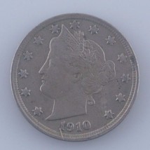 1910 5C Liberty Nickel, XF Zustand, Alle Natürlich Farbe, Stark Detail - £24.92 GBP