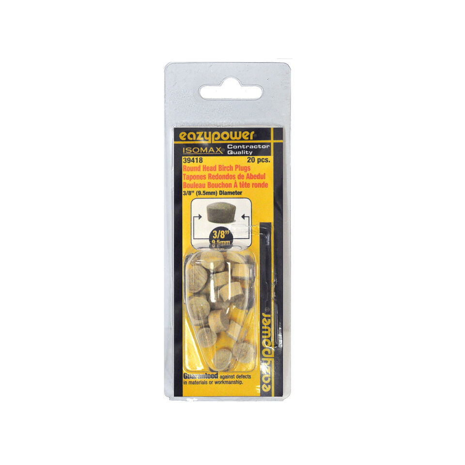 Eazypower 30018 3/8&quot; Round Head Plugs (20 Piece) - $17.12