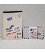 Vintage Woolworth Air Mall Featherweight Paper &amp; 22 Envelopes - $22.67