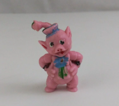 Vintage 1970s Unbranded One Of The 3 Little Pigs 1.75&quot; Collectible Figure - £3.79 GBP