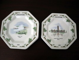 7 x Johnson Bros. Canada Niagara Falls / Parliament House Christmas Plates 1983 - £41.89 GBP