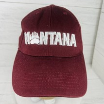 University Of Montana College Sports Baseball Hat Cap Grizzly Bear Foot Print - £31.89 GBP