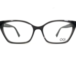 OGI Eyeglasses Frames 9246/2281 Black Clear Purple Cat Eye Full Rim 52-1... - $64.34