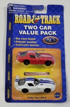 B) Road &amp; Track Magazine 2 Car Pack - Dodge Viper GTS - GTS-R - Maisto 1... - $11.87