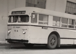 City Transit Lines CTL Dayton Ohio Bus #54 Bolander Avenue B&amp;W Photograph - £7.34 GBP