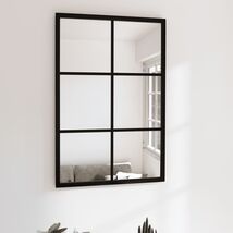 Mirror Black Metal, Glass Standard Wall Mounting Mirror - $140.81 CAD