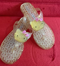 New Pair Of Sanrio 2015 Hello Kitty Jelly Slip on US6 Women’s Sandals - $9.70