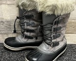 Sorel Joan of Arctic Winter Snow Boot Faux Fur Trim Youth Girl Size 3 - £29.60 GBP