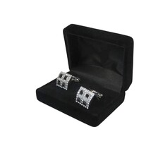 Men J.Valintin Cufflinks by Vitorofolo for French Cuff Shirt V39-72 Silver image 3