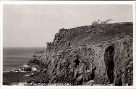 UK Cornwall RPPC Hotel and Cliffs Lands End Postcard F27 - £4.66 GBP
