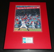Paul Byrd Signed Framed 16x20 2007 Opening Day Photo Display Indians - £77.84 GBP