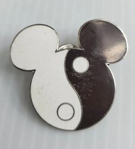 Disney World&#39;s Yin Yang Mickey Mouse Logo Official Pin Trading 2008 Disn... - £7.03 GBP